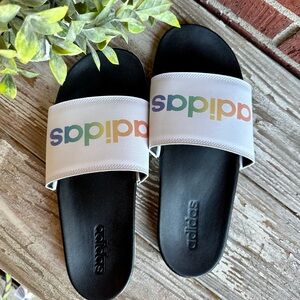 Adidas Multicolor Logo Slides